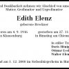 Breckner Edith 1916-2008 Todesanzeige